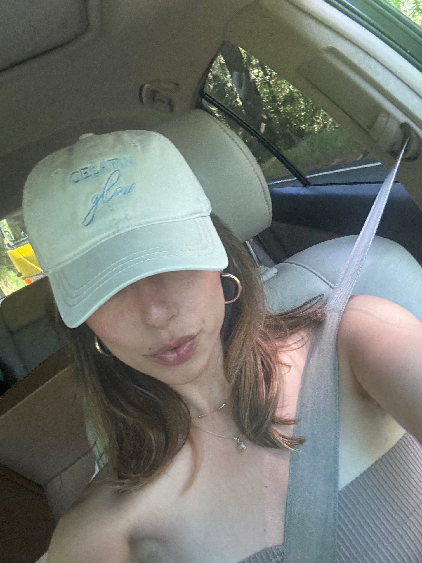 Gelatin Glow Embroidered Cap