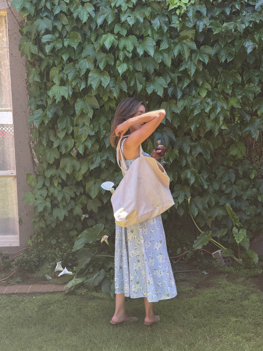 Gelatin Glow Oversized Canvas Tote