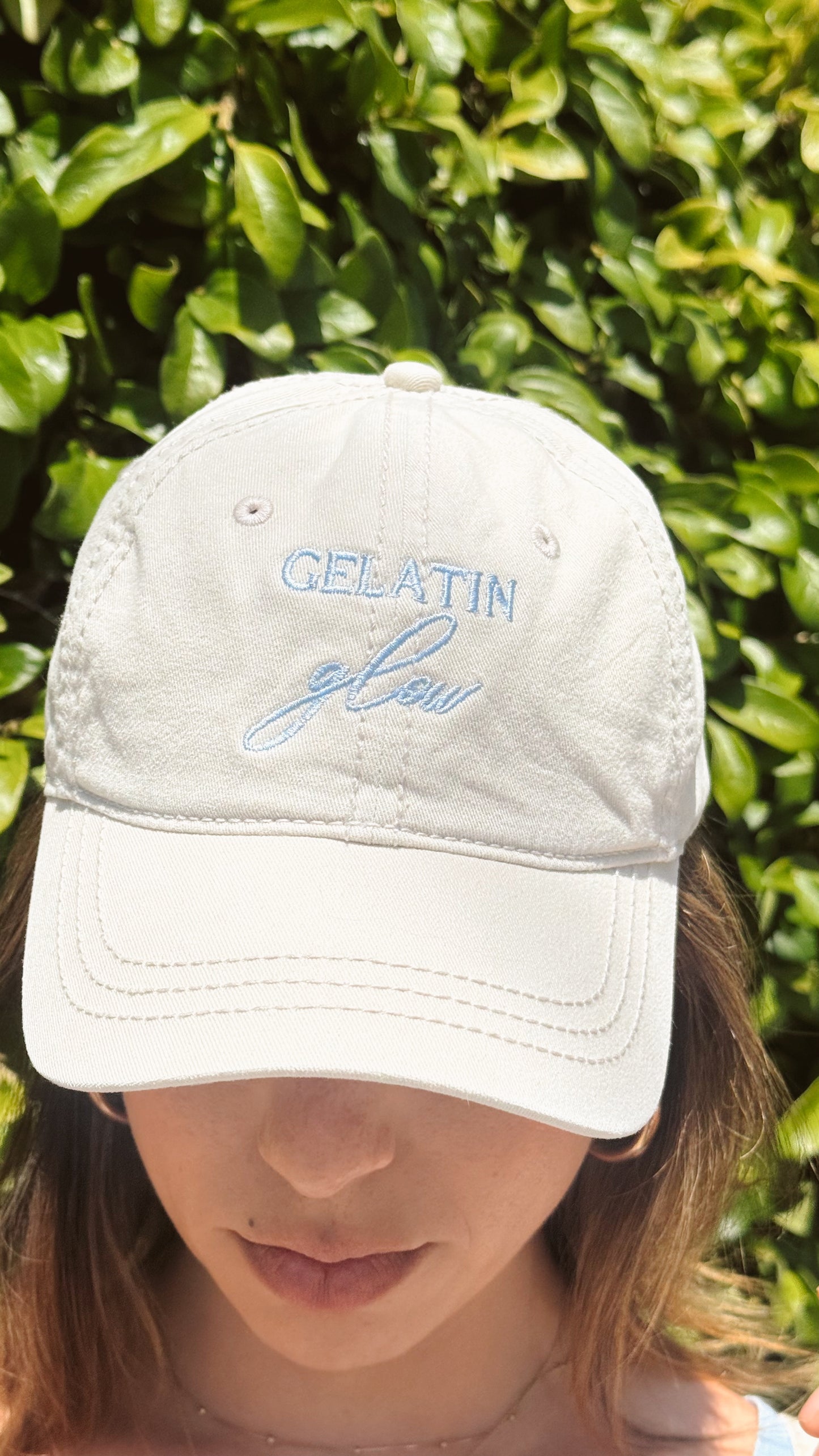 Gelatin Glow Embroidered Cap