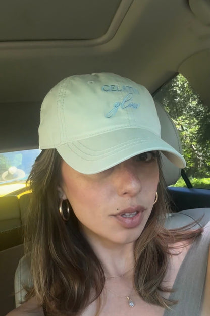 Gelatin Glow Embroidered Cap