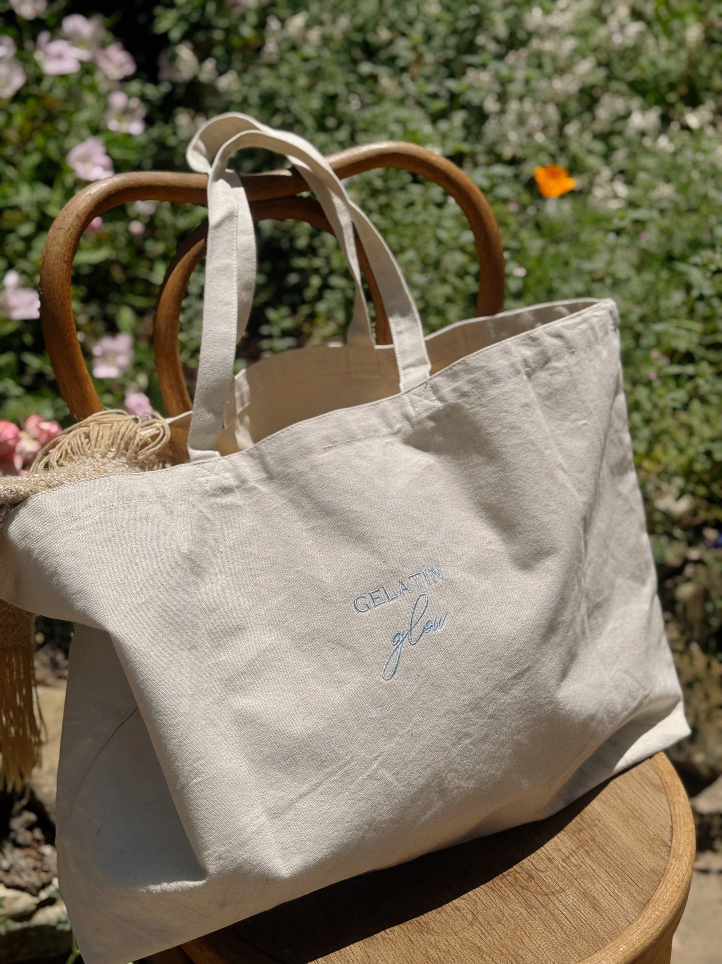 Gelatin Glow Oversized Canvas Tote